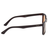 Hrinkar Brown Rectangular Sunglasses Styles Brown Frame Polarized Glasses for Men & Women - HRS505-BWN-BWN-P