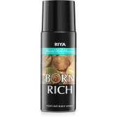 Riya Born Rich Deodorant Spray & Perfume For Unisex 300 ( Pack of 2 )