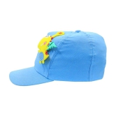 Zacharias Unisex Kids Cotton Baseball Cap kc-27 (Blue_1-4 Years) (Pack of 1) - None