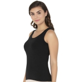 Amante Cotton Tanks - Black Single - XL