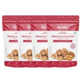 Farmley Premium California Walnut Kernel | 4 x 200 g | Walnuts Without Shell, Akhrot, Dry Fruits, Natural Akhrot Giri, Rich in Proteins & Antioxidants (Pack Of 4)