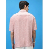 Ketch Viscose Slim Fit Printed Half Sleeves Mens Casual Shirt - Pink ( Pack of 1 ) - None