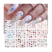 RTB 3D Nail Art Sticker 12 Pcs Stickers Assorted Design 12 g