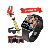 4 in 1 Combo Pack of Smartwatch, Trimmer, Sunglasses & Wallet