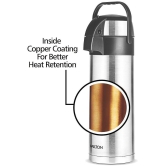 Milton Beverage Dispenser 4500 Stainless Steel for serving tea and coffee, 4250 ml, Silver - Silver