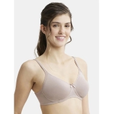 Jockey 1722 Wirefree Non Padded Super Combed Cotton Elastane Everyday Bra - Mocha - None