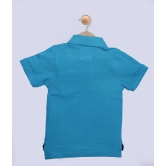 Boys Navy Solid Polo T-Shirt