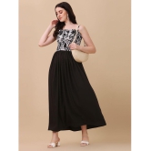 Sheetal associates - Black Crepe Women's Gown ( Pack of 1 ) - None