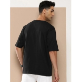 Difference of Opinion Cotton Oversized Fit Printed Half Sleeves Mens T-Shirt - Black ( Pack of 1 ) - None