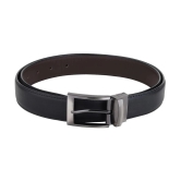 samtroh - Black PU Mens Reversible Belt ( Pack of 1 ) - None