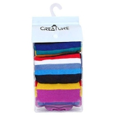 Creature - Cotton Men's Striped Multicolor Full Length Socks ( Pack of 3 ) - Multicolor