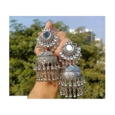 Samridhi DC Silver Jhumki Earrings ( Pack of 1 ) - Silver