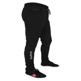 Forbro Black Polyester Lycra Trackpants Single - L