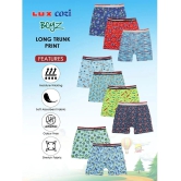 Lux Cozi - Multicolor Cotton Boys Trunks ( Pack of 4 ) - None