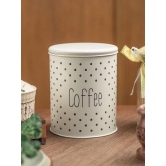 Stylish Ivory Coffee Jar