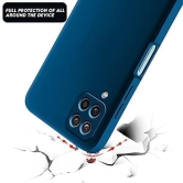 Winble Samsung Galaxy M33 5G Back Cover Case Liquid Silicone (Blue)