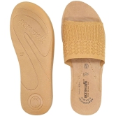 Aerowalk Beige Womens Slide Flip Flop - None