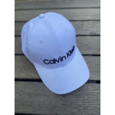 Calvin Klen White And Black Premium Unisex Cap