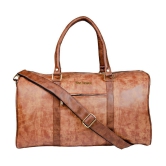 Man Arden - Tan Leather Duffle Bag - Onesize