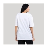 PP Kurtis - White Cotton Loose Fit Womens T-Shirt ( Pack of 1 ) - None