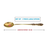 A & H ENTERPRISES - Brass Brass Serving Spoon ( Pack of 1 ) - Brass