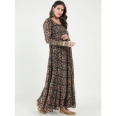 Paisley Printed Gotta Patti Anarkali Kurta with Dupatta