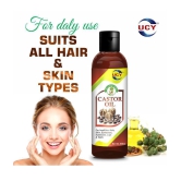 UCY Pure Castor Oil for Hair and Skin 200 mL Pack of 2