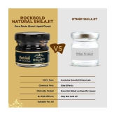 Rockgold Pure Ayurvedic Raw Shilajit/Shilajeet Resin (Semi Liquid) Provides Energy Level,for Men & Women - 15 Gram (Pack of 1)