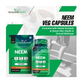 NourishVitals Neem Pure Herbs, 500 mg Neem Extract, Blood Purifier & For Healthy Skin, 60 Veg Capsules