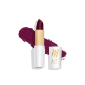 MyGlamm LIT Moist Matte Lipstick - Wine Charm (Sangria Shade)| Long Lasting, Pigmented, Hydrating Lipstick with Moringa Oil and Vitamin E