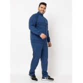 YHA - Blue Fleece Regular Fit Men''s Tracksuit ( Pack of 1 ) - None