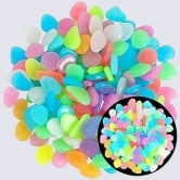 Uttamrobotics Mixed Color Glow Rocks Decorations DIY Decorative Pebbles