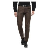 Inspire Clothing Inspiration - Brown Polycotton Slim - Fit Mens Formal Pants ( Pack of 1 ) - None