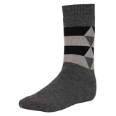 Creature - Woollen Mens Printed Multicolor Mid Length Socks ( Pack of 3 ) - Multicolor