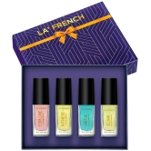 LA FRENCH Eau De Parfum (EDP) Fruity,Fresh,Floral Strong -Fragrance For Men,Women ( Pack of 4 )