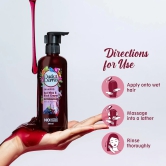 Buds&Berries Red Wine & Black grapes Shampoo infused with keratin No Sulphate, No Paraben, No Silicone - 300ml