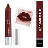 Swiss Beauty Lip Stain Matte Lipstick Lipstick (Espresso), 3.4gm