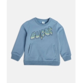 MINI KLUB Blue Cotton Boys Sweatshirt ( Pack of 1 ) - None