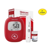 SINOCARE SAFE AQ & 25 STRIPS Glucometer