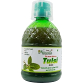 Farm Naturelle- Most Effective Tulsi Juice (400Ml)-The Finest Tulsi Juice-Herbal Basil and Cinnamon Honey 55g x 1