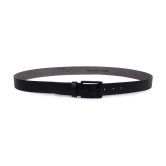 Loopa - Black 100% Leather Mens Formal Belt ( Pack of 1 ) - None