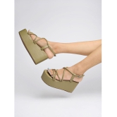 Shoetopia - Green Women''s Sandal Heels - None