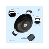 LAZYWINDOW Non-stick Non-Stick Deep Kadhai 0.3 mm ( 3 ) L - Light Grey