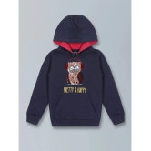 PLUM TREE Girls Cotton Blend Sweatshirt ( Navy ) - None