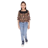 Smart Casual Floral Printed Half Sleeves Top - None