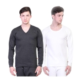 Vimal Jonney - Multicolor Cotton Men's Thermal Tops ( Pack of 2 ) - 80