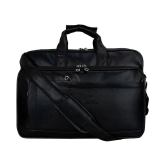 Leather World - Black P.U Office Bag