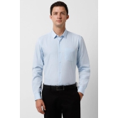 Men Light Blue Slim Fit Formal Full Sleeves Formal Shirt