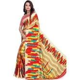 LEELAVATI - Multicolor Crepe Saree With Blouse Piece ( Pack of 1 ) - Multicolor