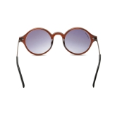 Brown Round Men Sunglasses (P343BK2|45)